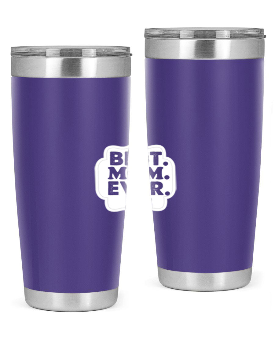 Best Mom Everi 273# Tumbler in stainless steel with a stylish design, perfect for hot and cold beverages.