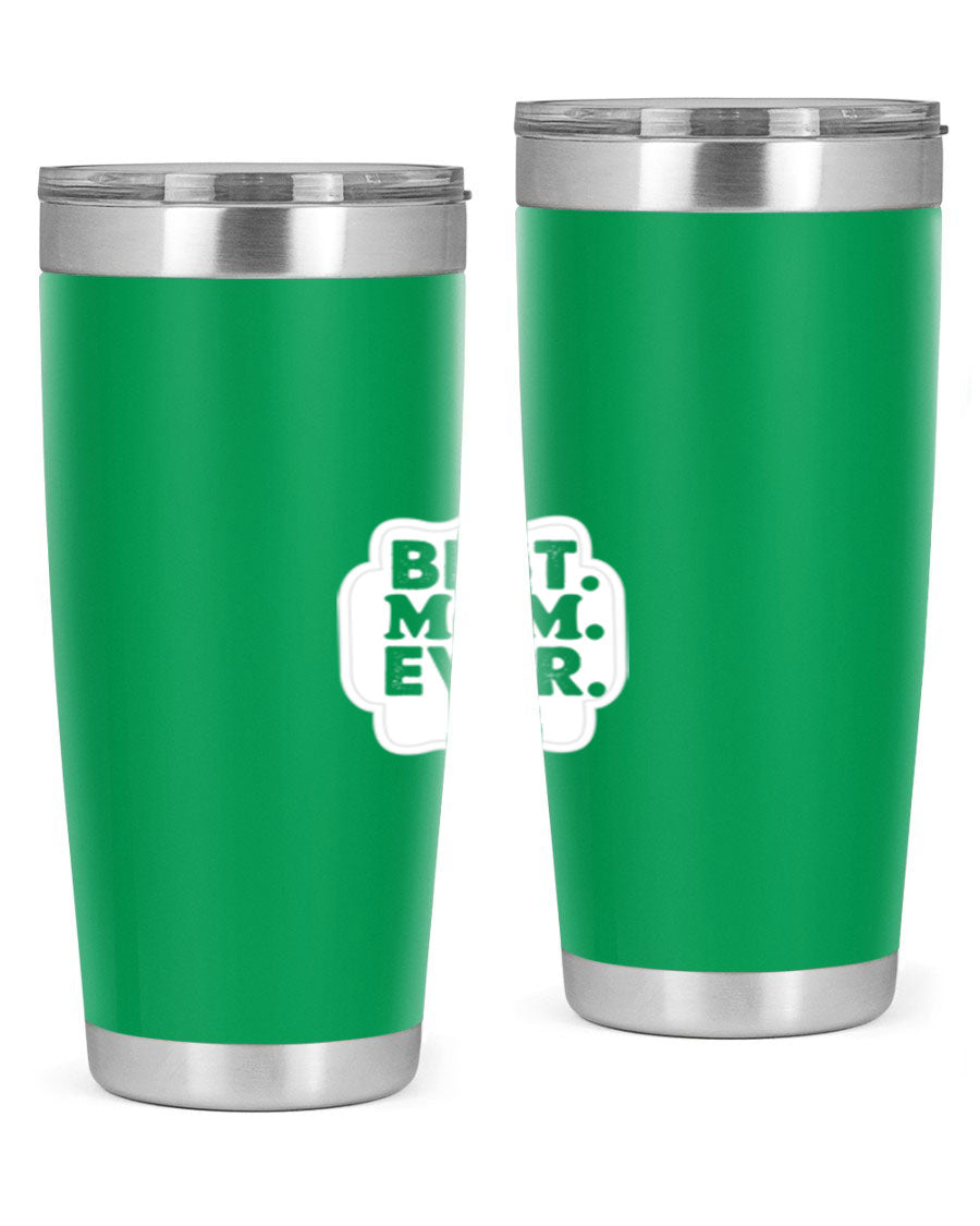 Best Mom Everi 273# Tumbler in stainless steel with a stylish design, perfect for hot and cold beverages.