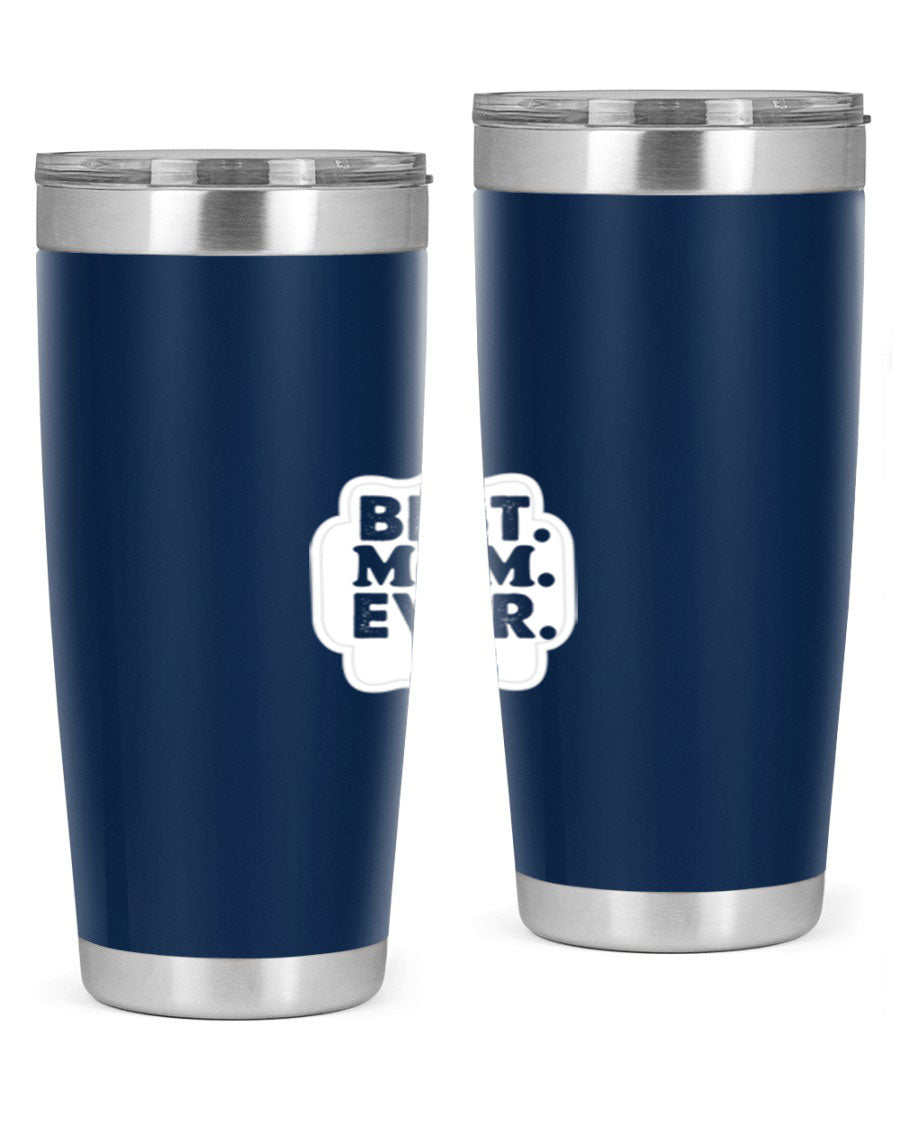 Best Mom Everi 273# Tumbler in stainless steel with a stylish design, perfect for hot and cold beverages.