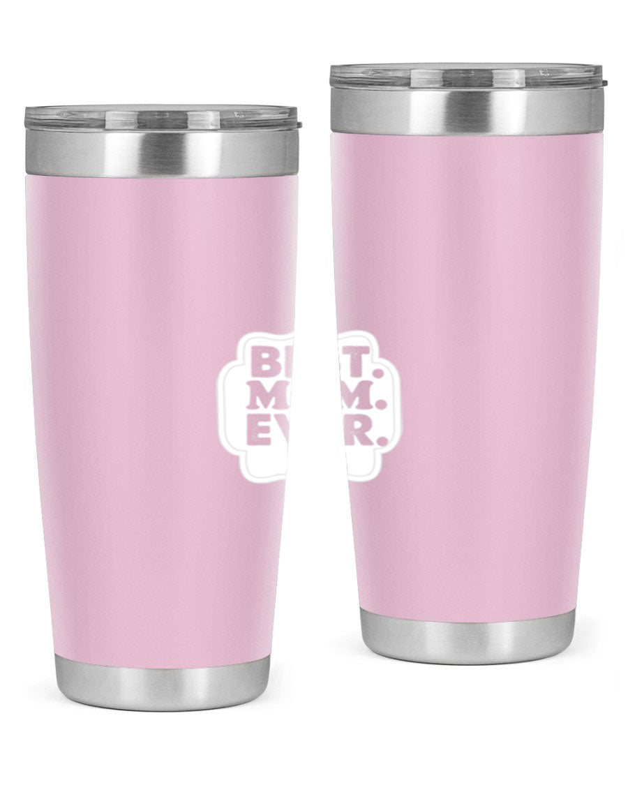 Best Mom Everi 273# Tumbler in stainless steel with a stylish design, perfect for hot and cold beverages.