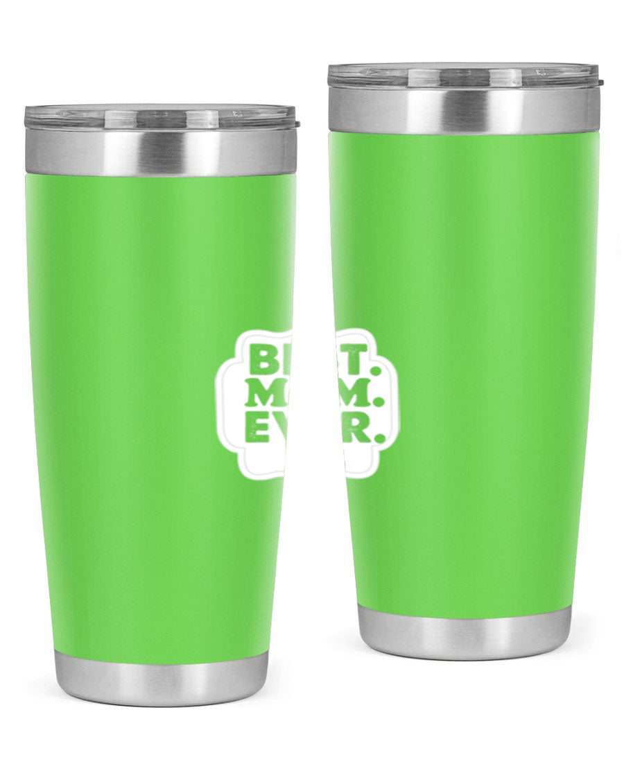 Best Mom Everi 273# Tumbler in stainless steel with a stylish design, perfect for hot and cold beverages.