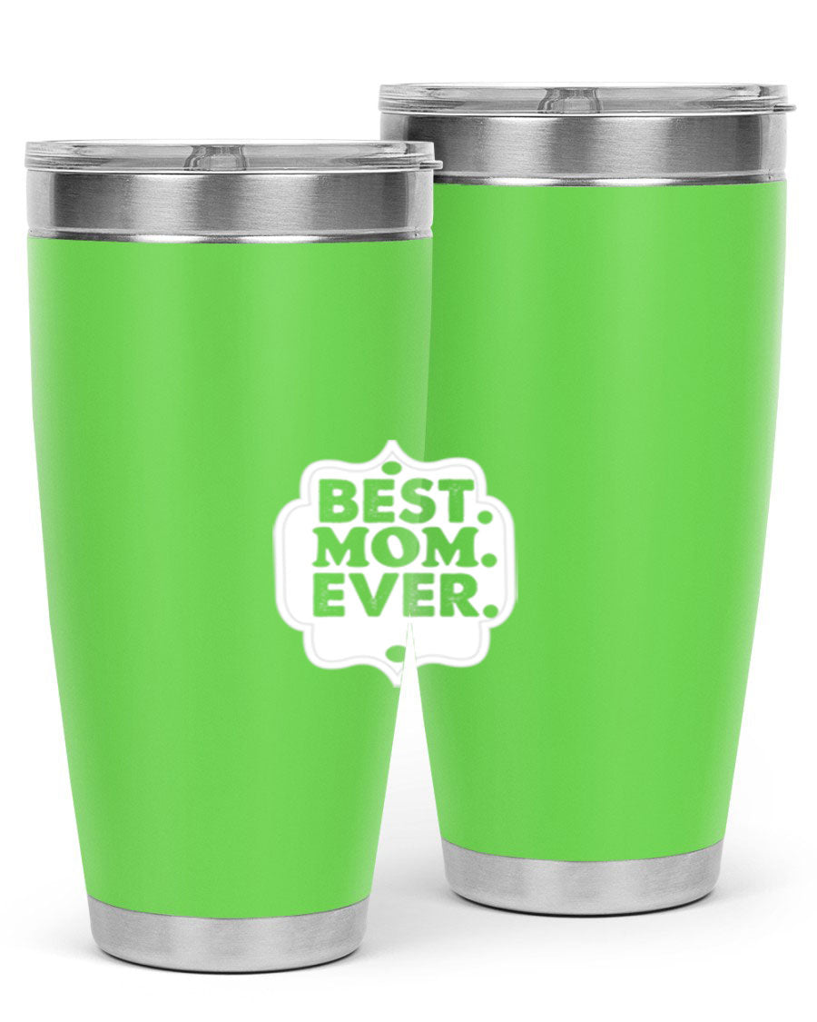 Best Mom Everi 273# Tumbler in stainless steel with a stylish design, perfect for hot and cold beverages.