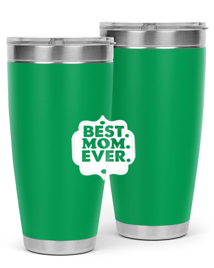 Best Mom Everi 273# Tumbler in stainless steel with a stylish design, perfect for hot and cold beverages.