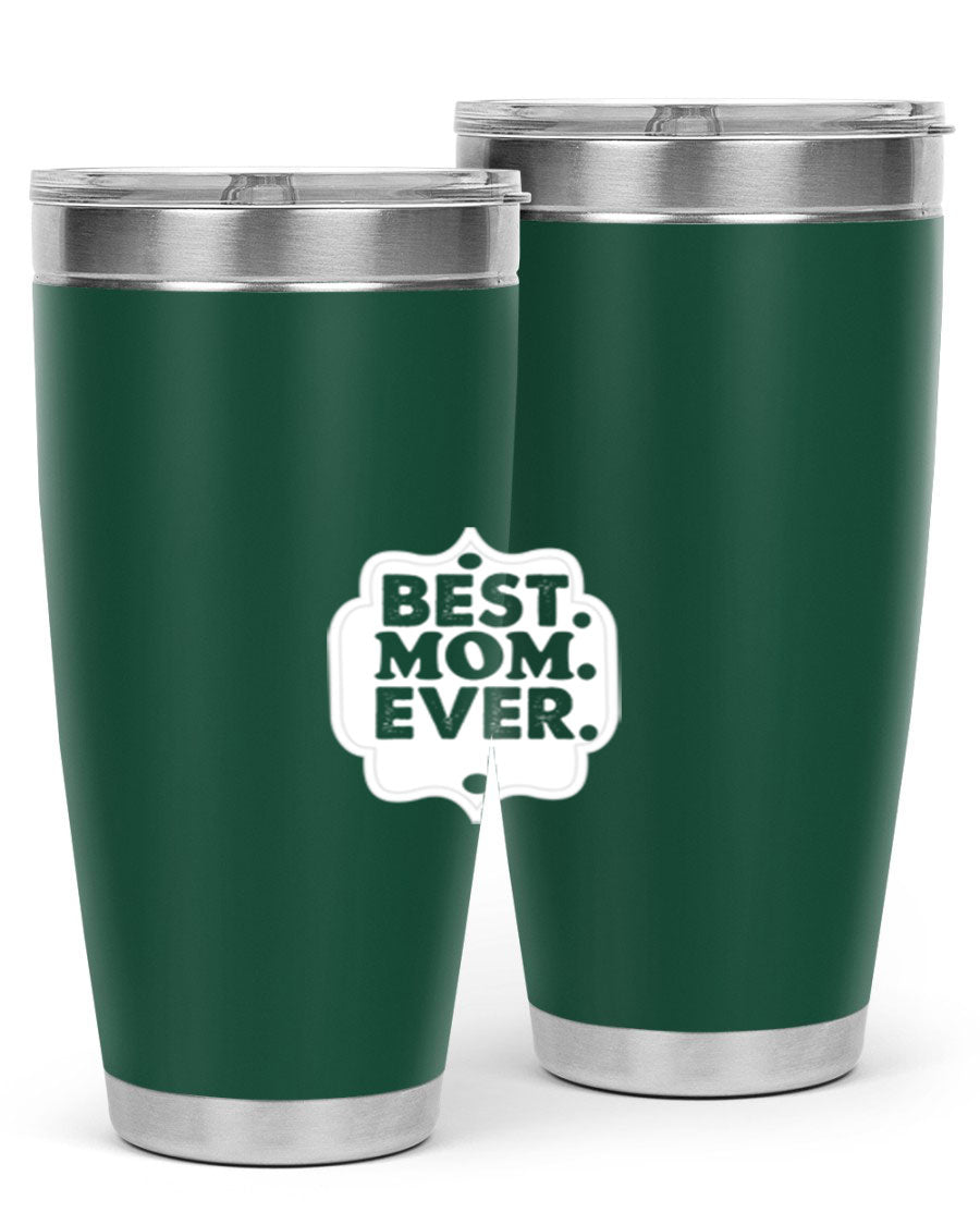 Best Mom Everi 273# Tumbler in stainless steel with a stylish design, perfect for hot and cold beverages.