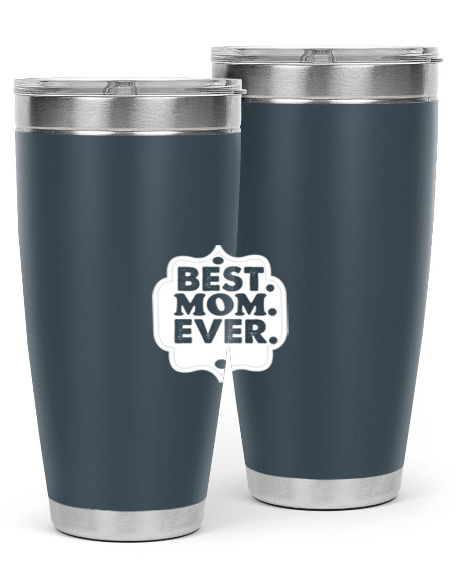 Best Mom Everi 273# Tumbler in stainless steel with a stylish design, perfect for hot and cold beverages.