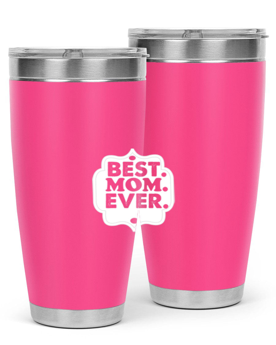 Best Mom Everi 273# Tumbler in stainless steel with a stylish design, perfect for hot and cold beverages.