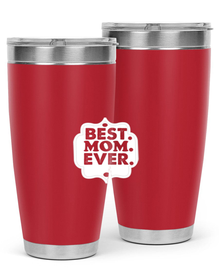 Best Mom Everi 273# Tumbler in stainless steel with a stylish design, perfect for hot and cold beverages.