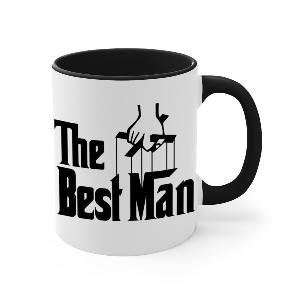 Bestman 2# Mug featuring a glossy finish with a colored handle and interior, available in multiple colors and sizes.