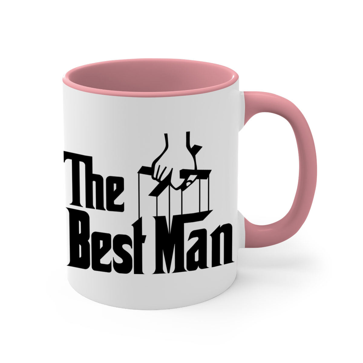 Bestman 2# Mug featuring a glossy finish with a colored handle and interior, available in multiple colors and sizes.