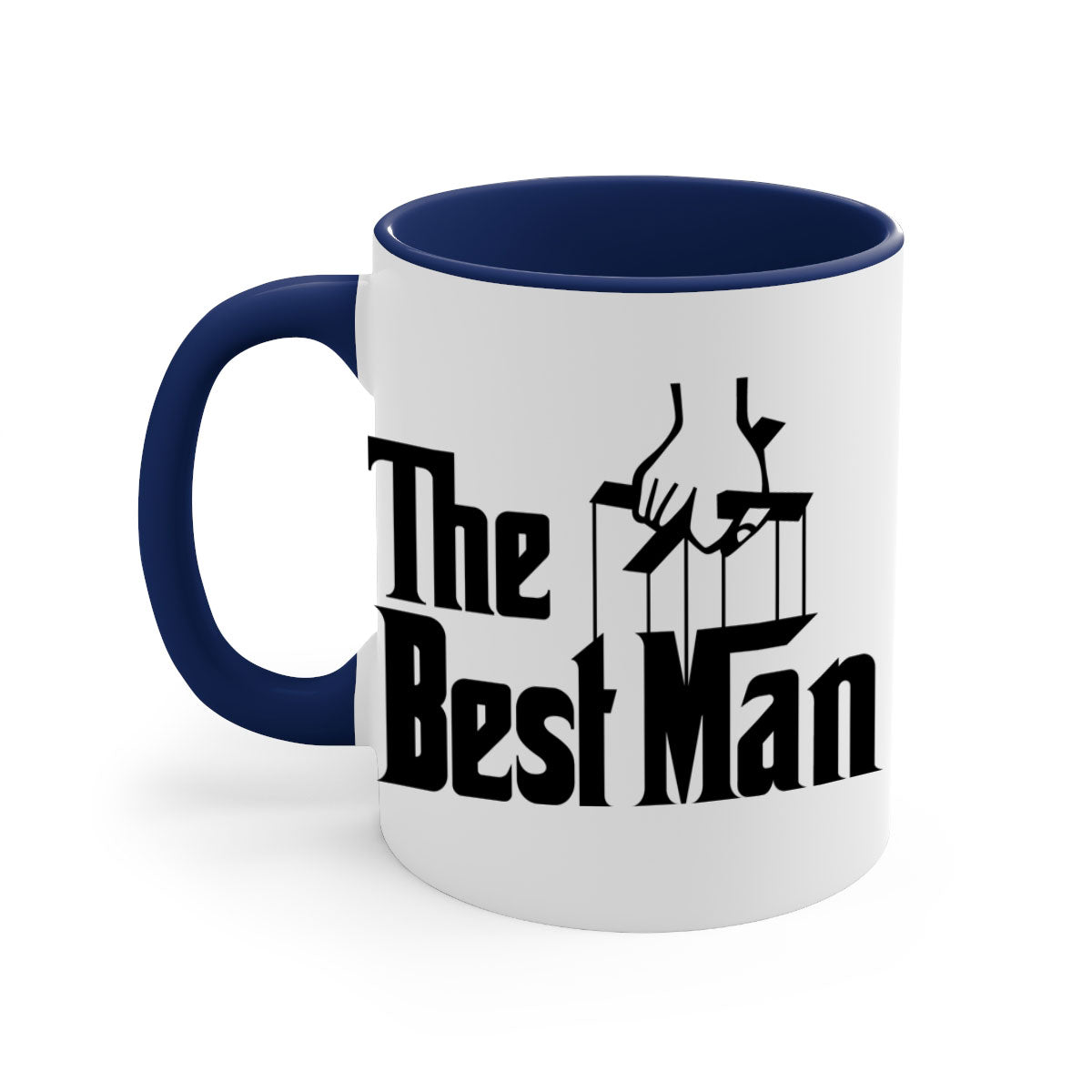 Bestman 2# Mug featuring a glossy finish with a colored handle and interior, available in multiple colors and sizes.