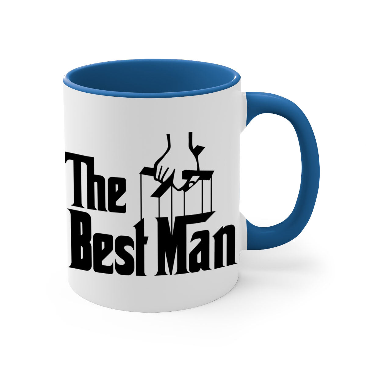 Bestman 2# Mug featuring a glossy finish with a colored handle and interior, available in multiple colors and sizes.