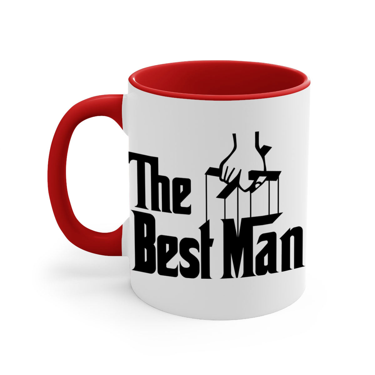 Bestman 2# Mug featuring a glossy finish with a colored handle and interior, available in multiple colors and sizes.