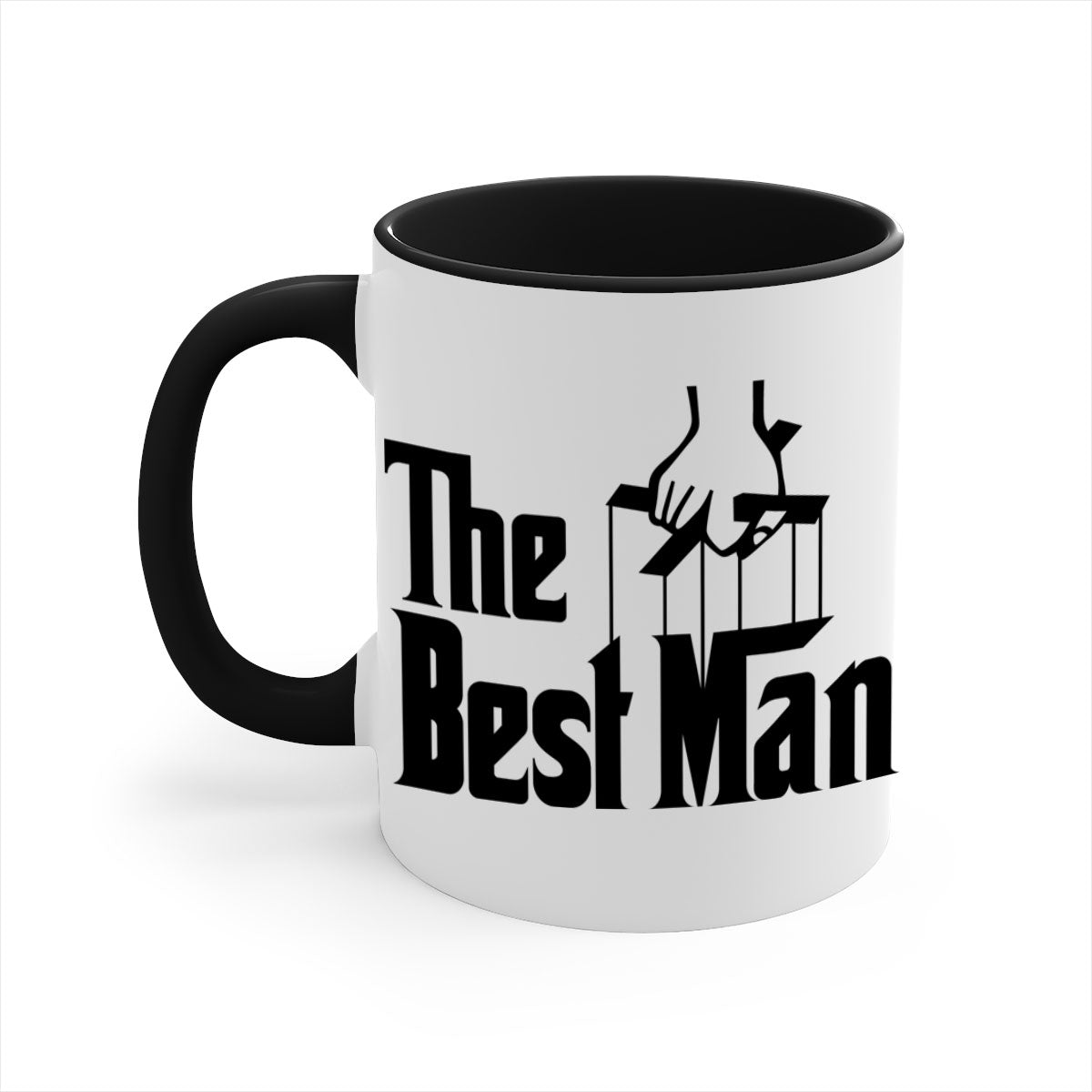 Bestman 2# Mug featuring a glossy finish with a colored handle and interior, available in multiple colors and sizes.