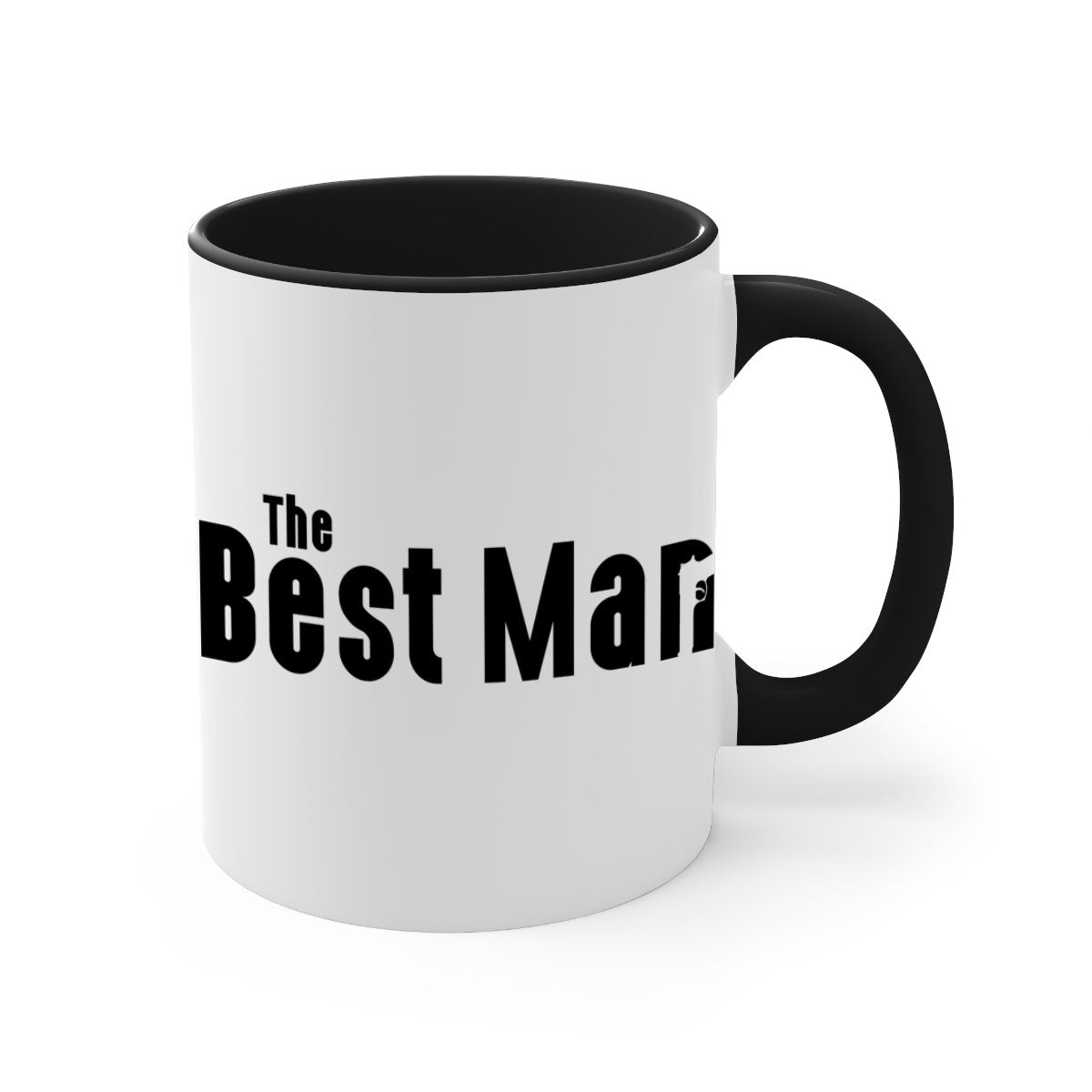 Bestman 3# Mug featuring a two-tone design with a colored handle and glossy finish, available in multiple colors and sizes.