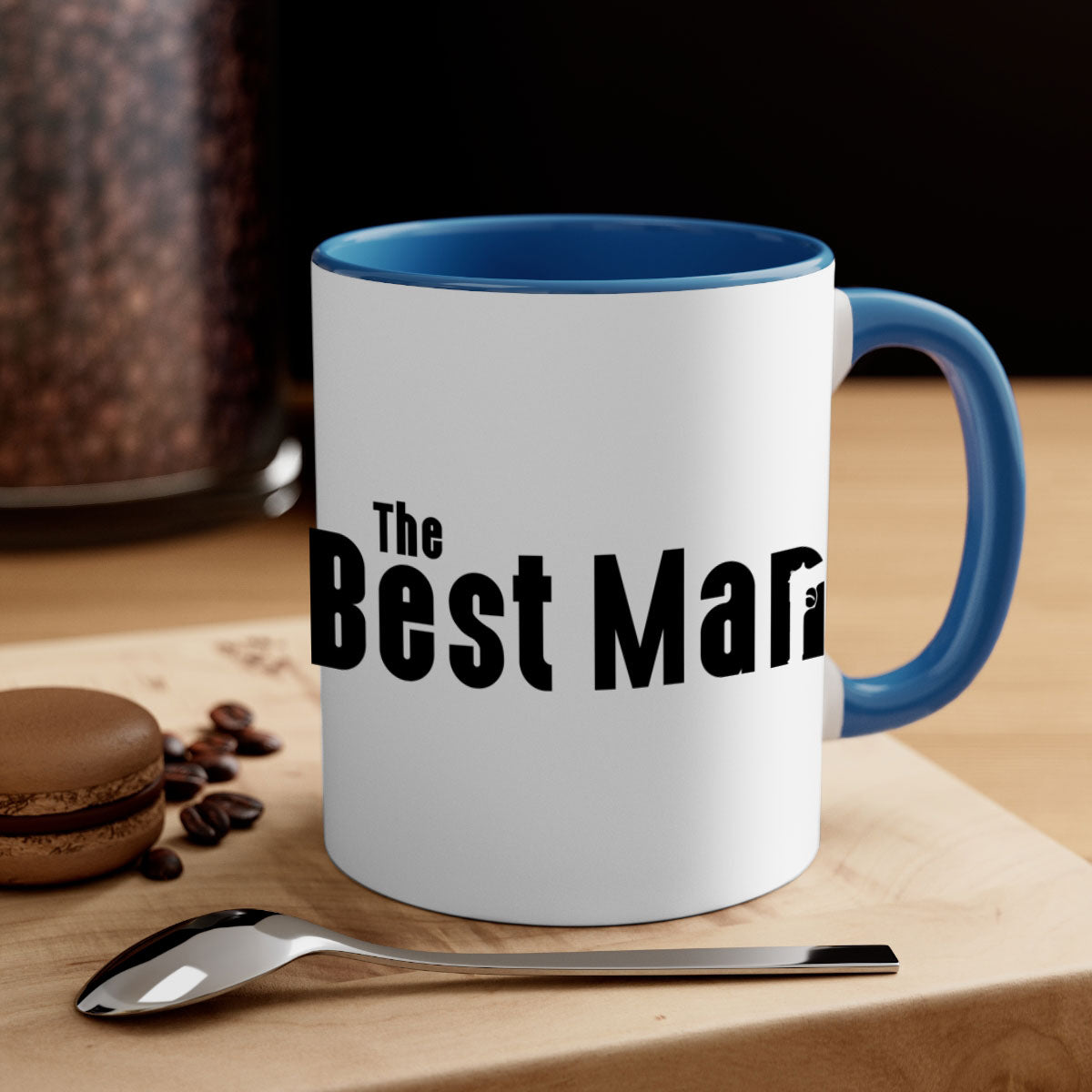 Bestman 3# Mug featuring a two-tone design with a colored handle and glossy finish, available in multiple colors and sizes.