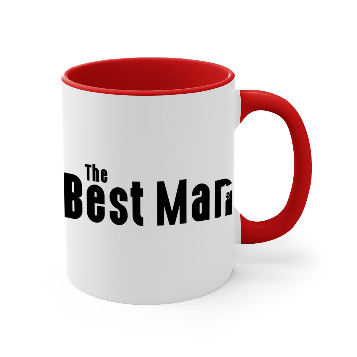 Bestman 3# Mug featuring a two-tone design with a colored handle and glossy finish, available in multiple colors and sizes.