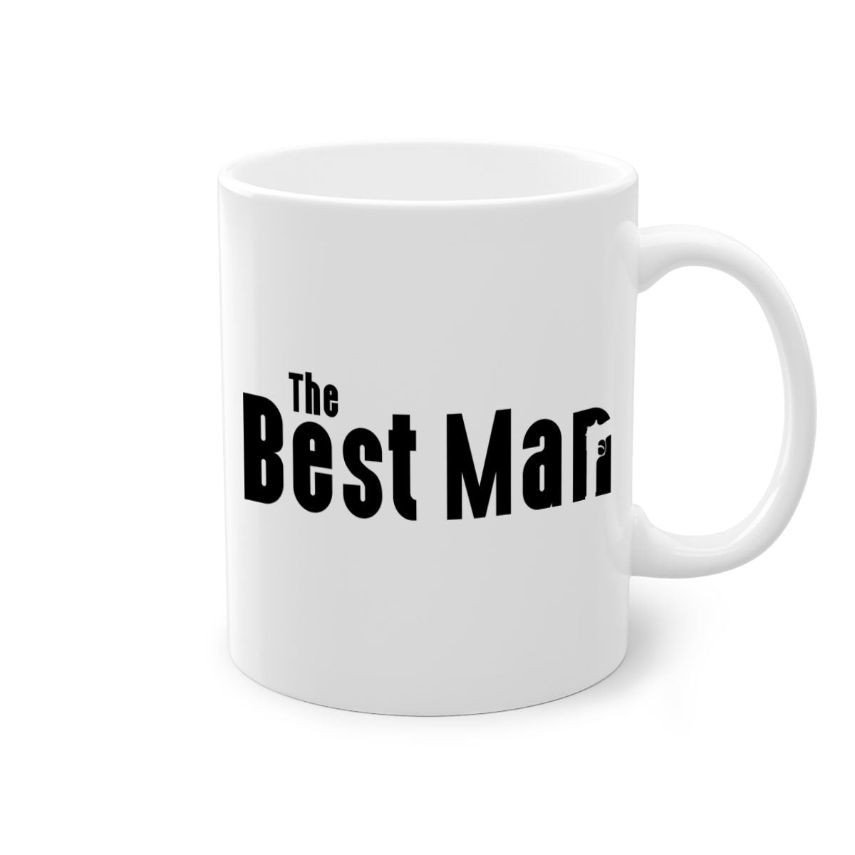 Bestman 3# Mug featuring a two-tone design with a colored handle and glossy finish, available in multiple colors and sizes.