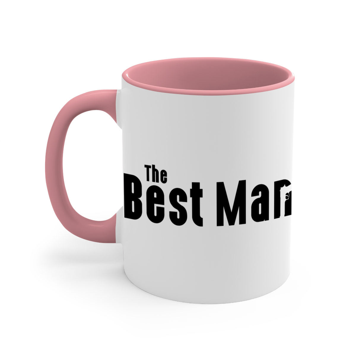 Bestman 3# Mug featuring a two-tone design with a colored handle and glossy finish, available in multiple colors and sizes.