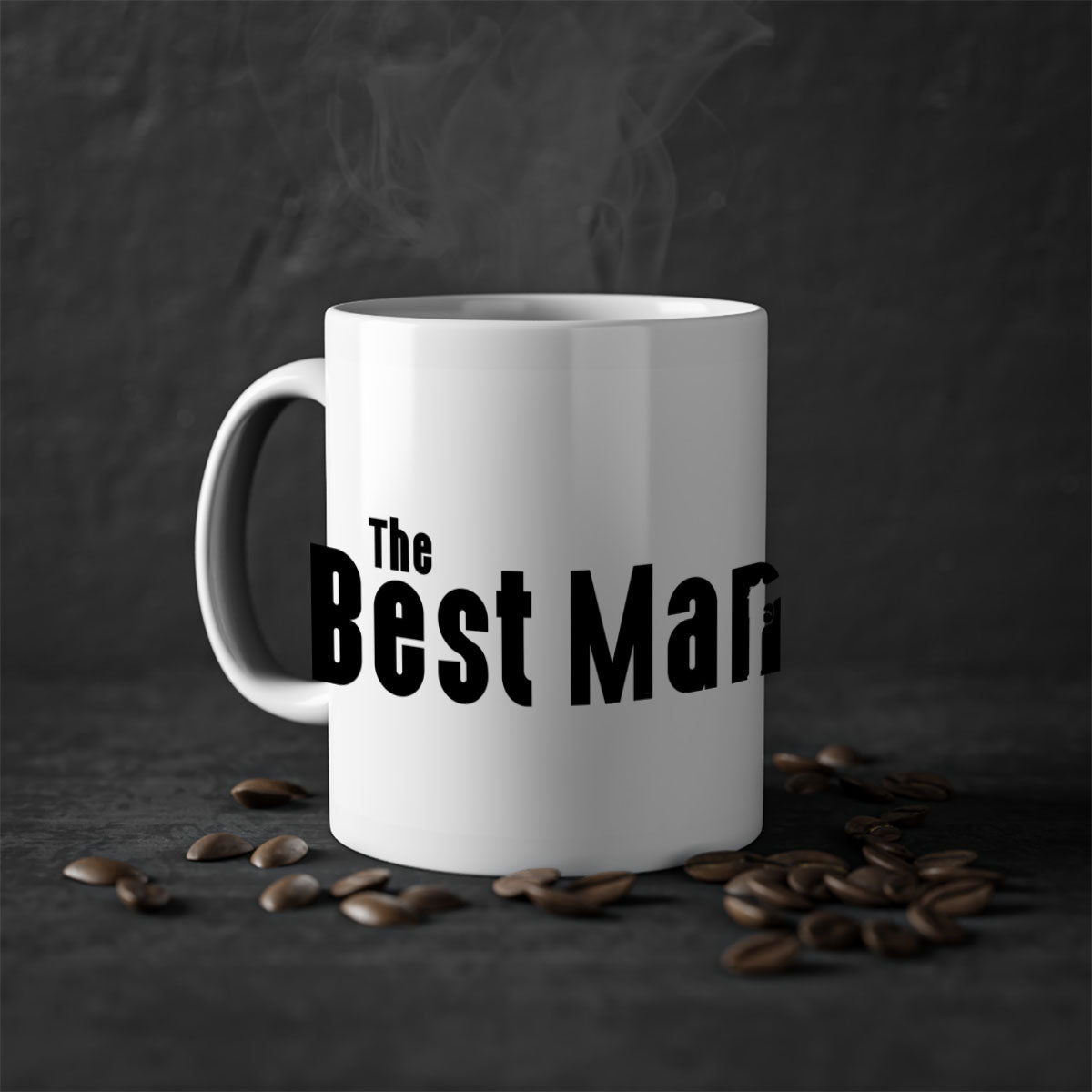 Bestman 3# Mug featuring a two-tone design with a colored handle and glossy finish, available in multiple colors and sizes.