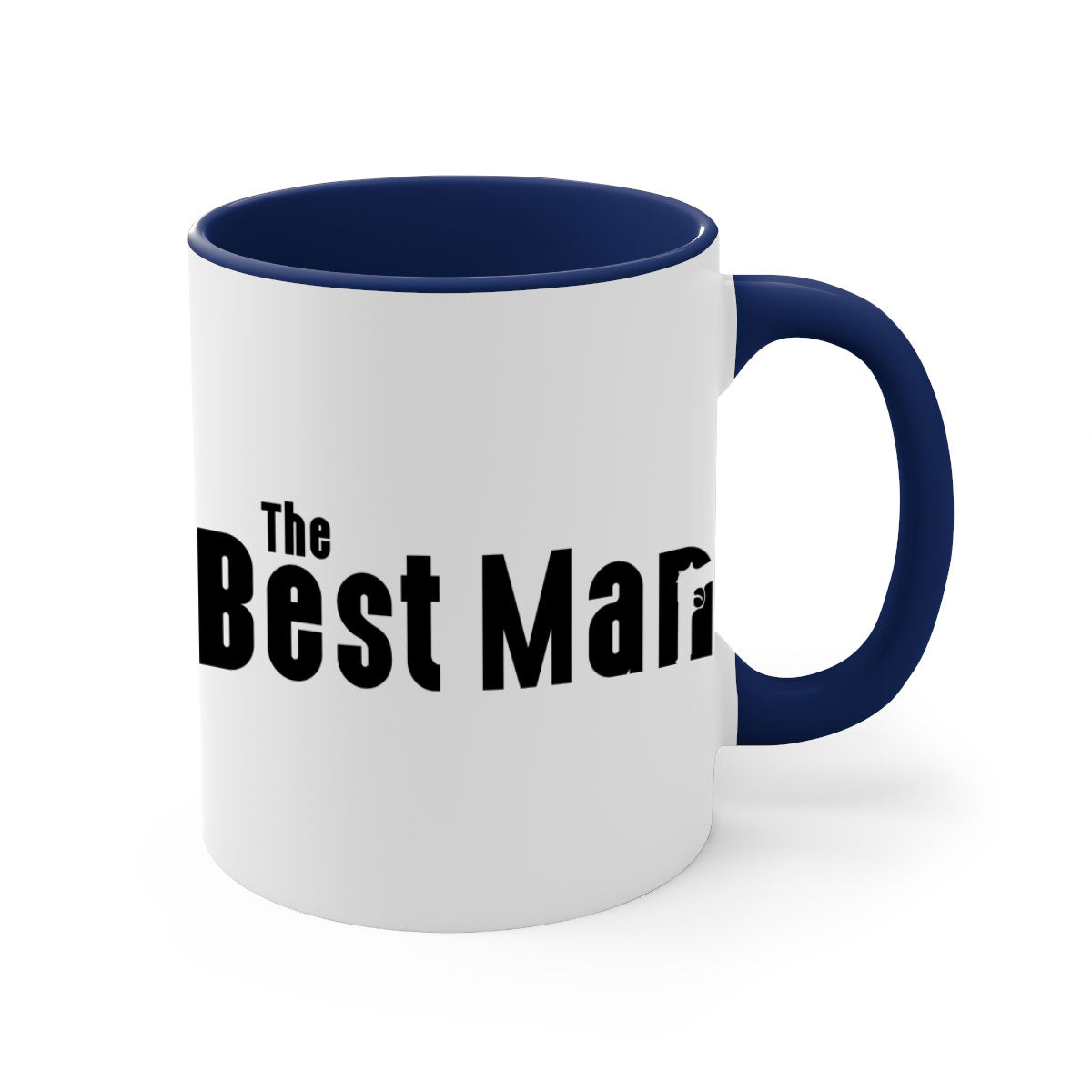 Bestman 3# Mug featuring a two-tone design with a colored handle and glossy finish, available in multiple colors and sizes.