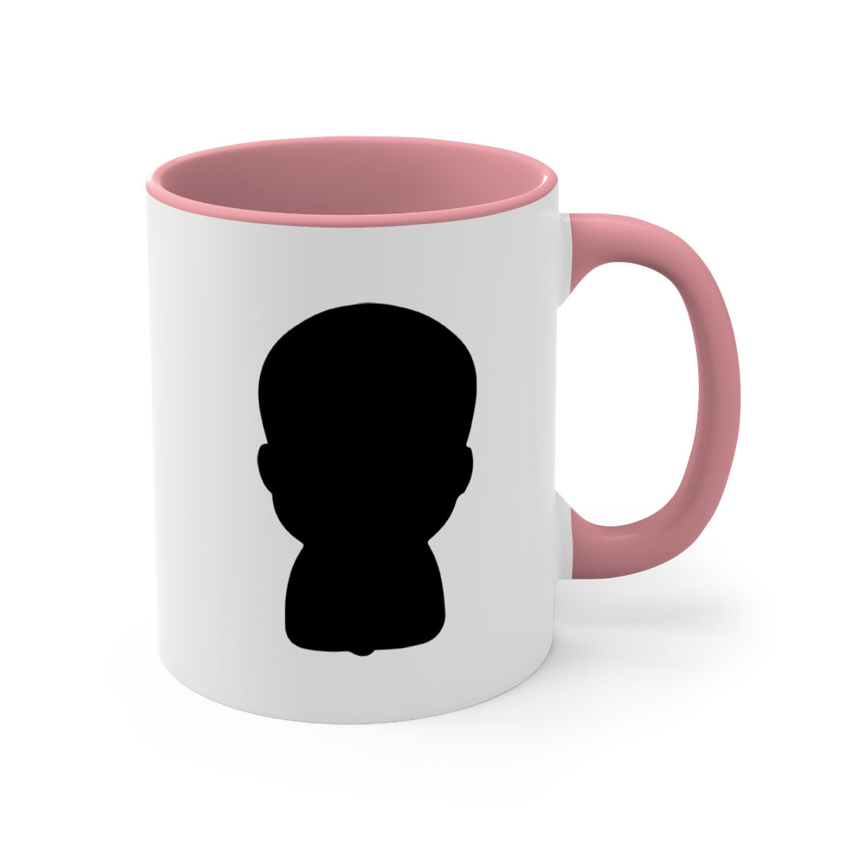 Black boy 17# Mug featuring a glossy finish with a colored handle and interior, available in multiple colors and sizes.