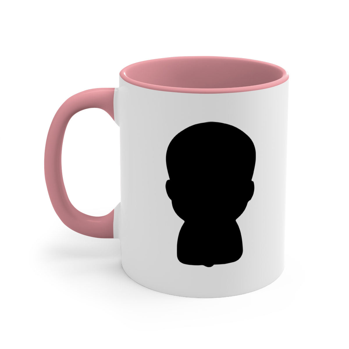 Black boy 17# Mug featuring a glossy finish with a colored handle and interior, available in multiple colors and sizes.