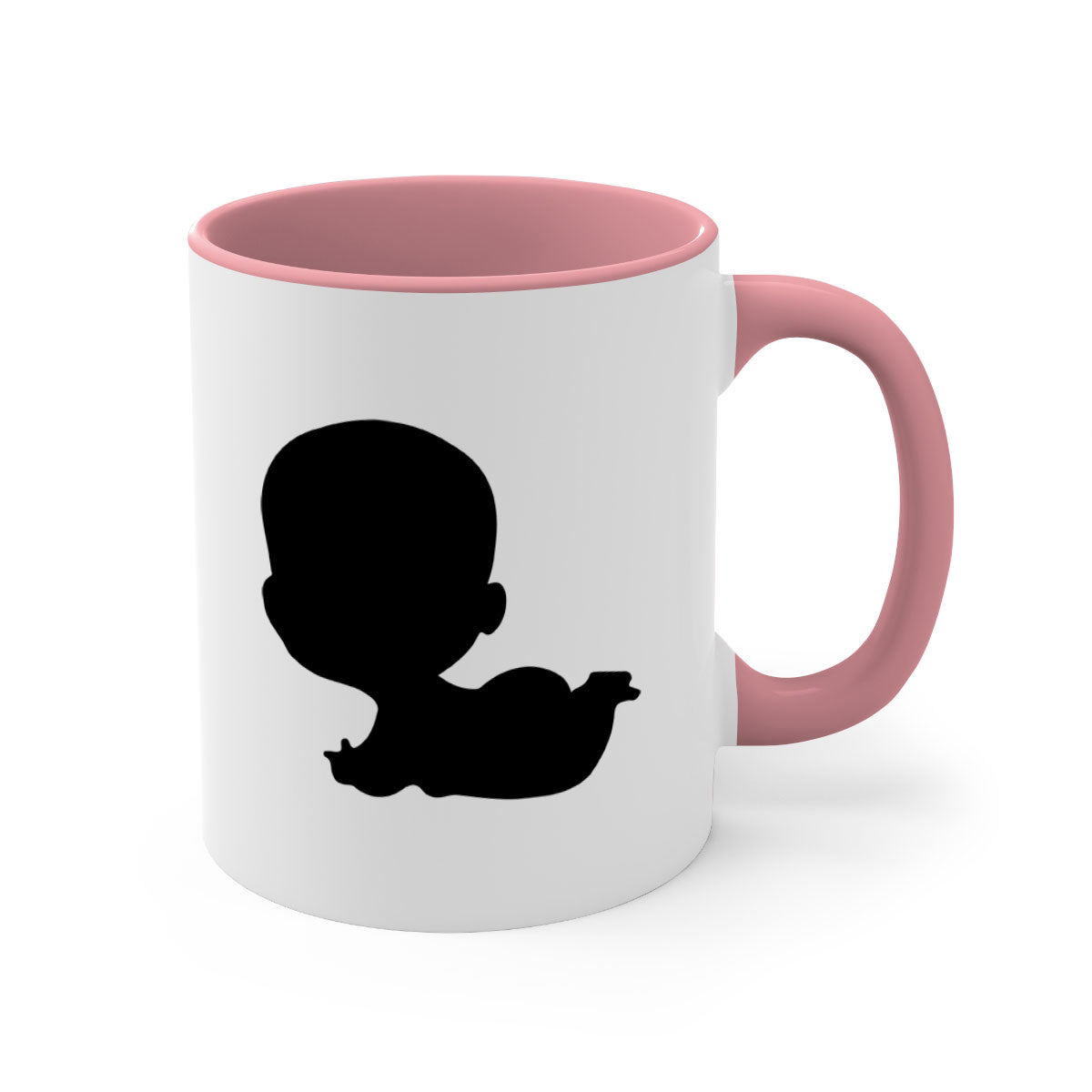 Black boy 19# Mug featuring a glossy finish with a colored handle and interior, available in multiple colors and sizes.