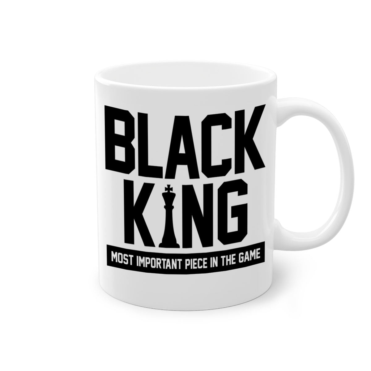 Black King 199# Mug with colored handle and glossy finish, available in multiple colors and sizes.