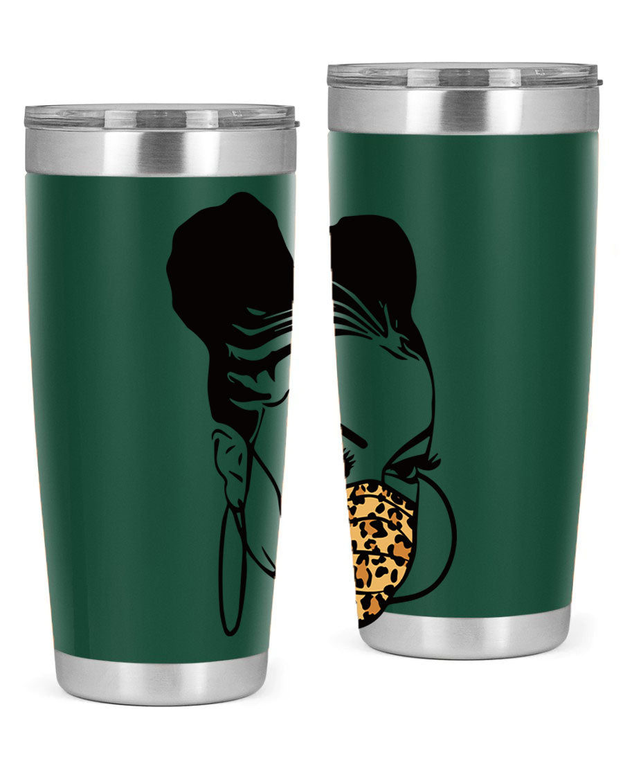 Black Nurse 20oz and 30oz Tumblers featuring double wall vacuum stainless steel design, perfect for keeping drinks hot or cold.