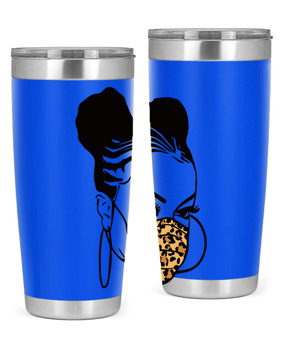 Black Nurse 20oz and 30oz Tumblers featuring double wall vacuum stainless steel design, perfect for keeping drinks hot or cold.