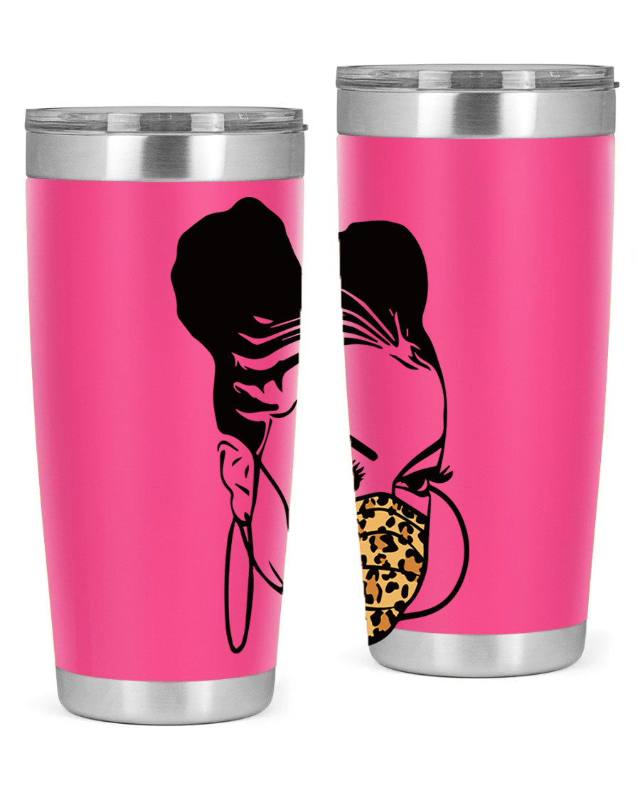 Black Nurse 20oz and 30oz Tumblers featuring double wall vacuum stainless steel design, perfect for keeping drinks hot or cold.