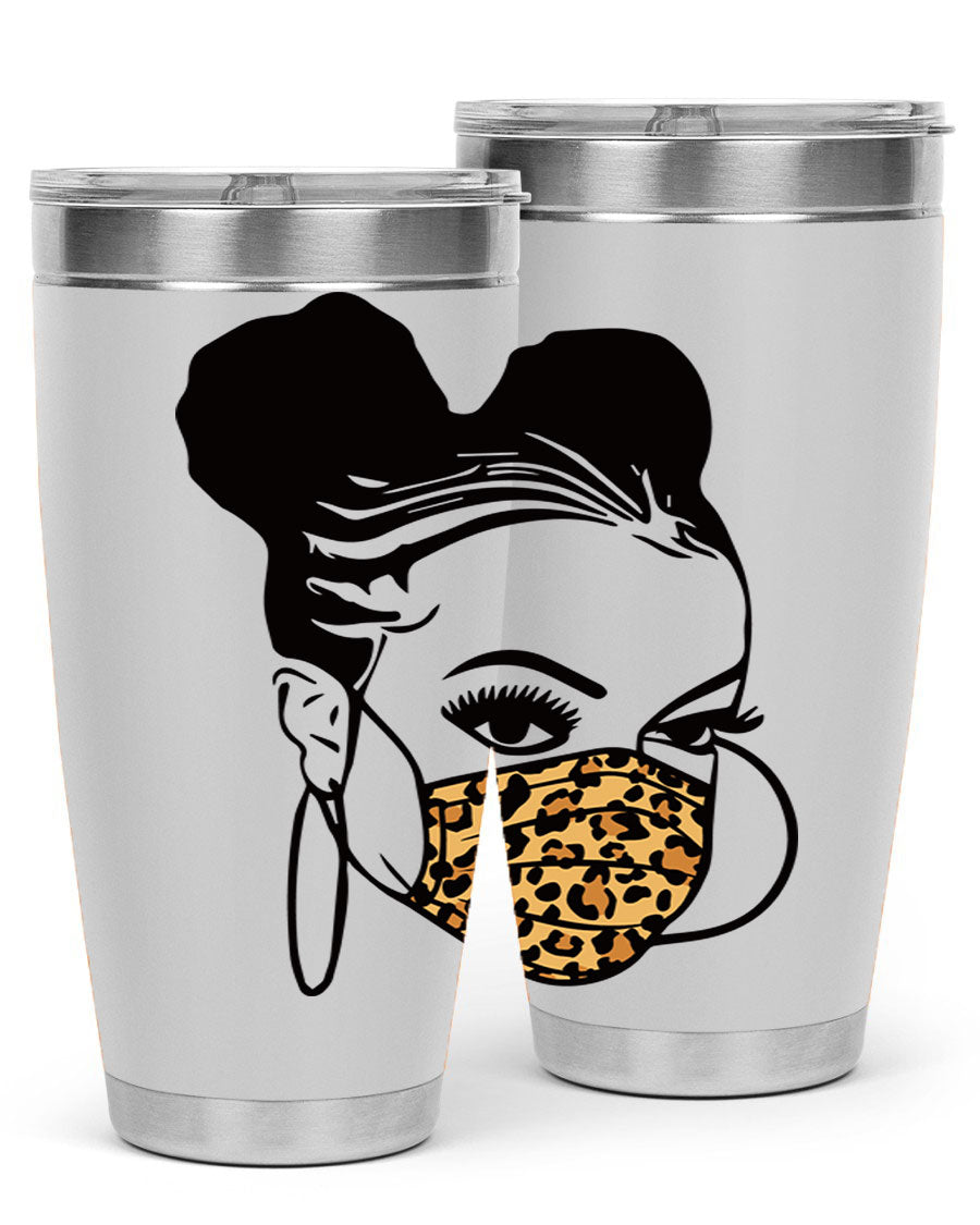 Black Nurse 20oz and 30oz Tumblers featuring double wall vacuum stainless steel design, perfect for keeping drinks hot or cold.