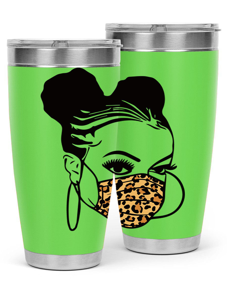 Black Nurse 20oz and 30oz Tumblers featuring double wall vacuum stainless steel design, perfect for keeping drinks hot or cold.