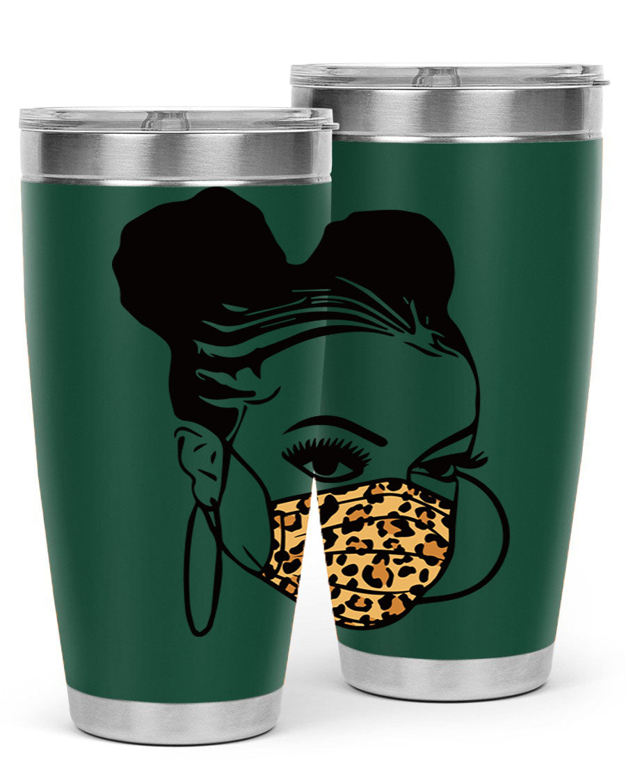 Black Nurse 20oz and 30oz Tumblers featuring double wall vacuum stainless steel design, perfect for keeping drinks hot or cold.