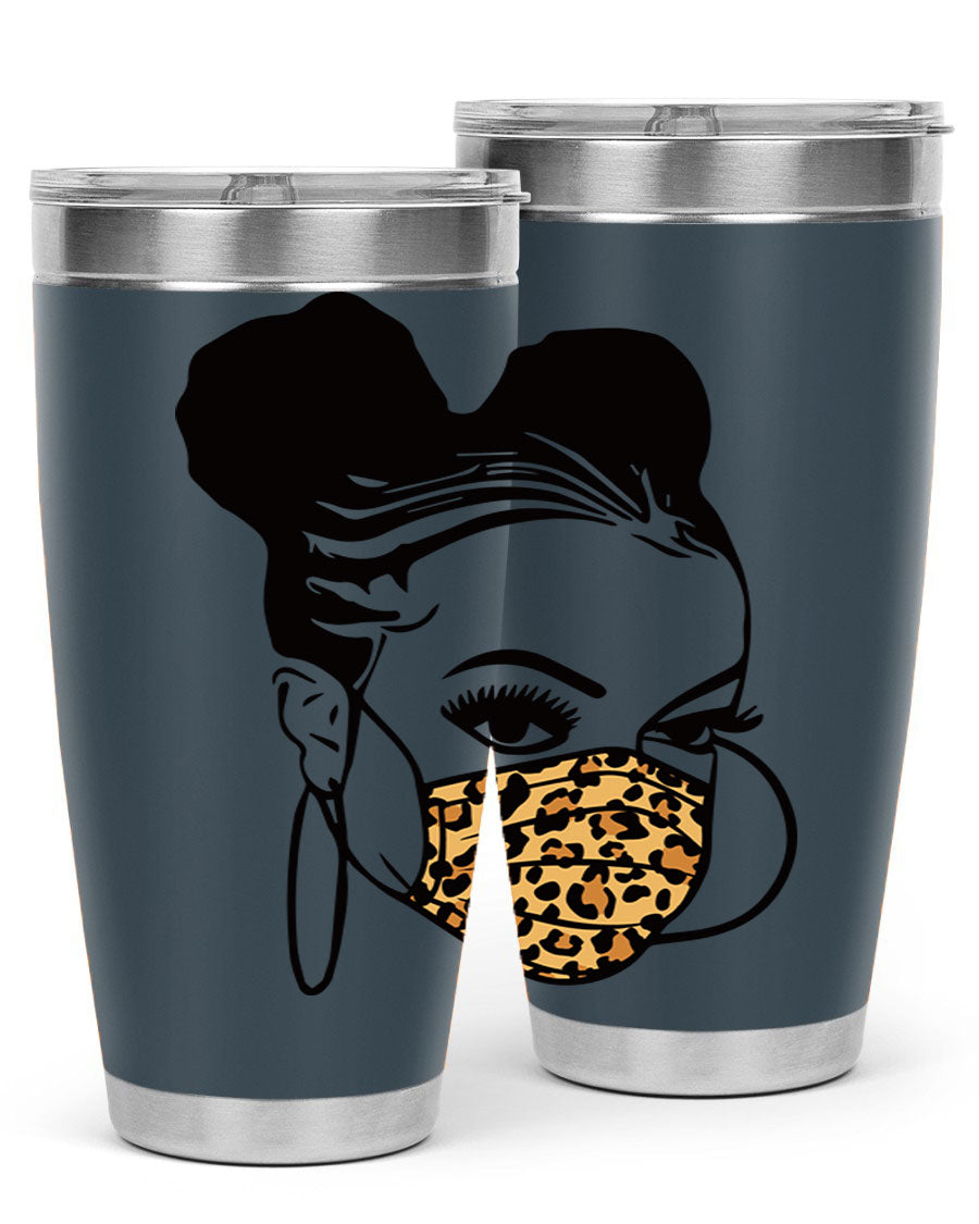 Black Nurse 20oz and 30oz Tumblers featuring double wall vacuum stainless steel design, perfect for keeping drinks hot or cold.