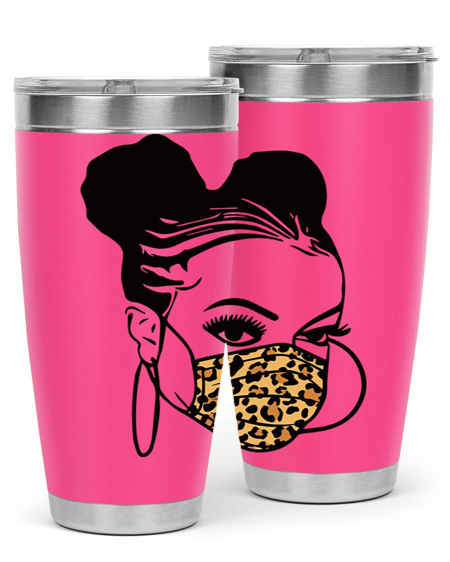 Black Nurse 20oz and 30oz Tumblers featuring double wall vacuum stainless steel design, perfect for keeping drinks hot or cold.