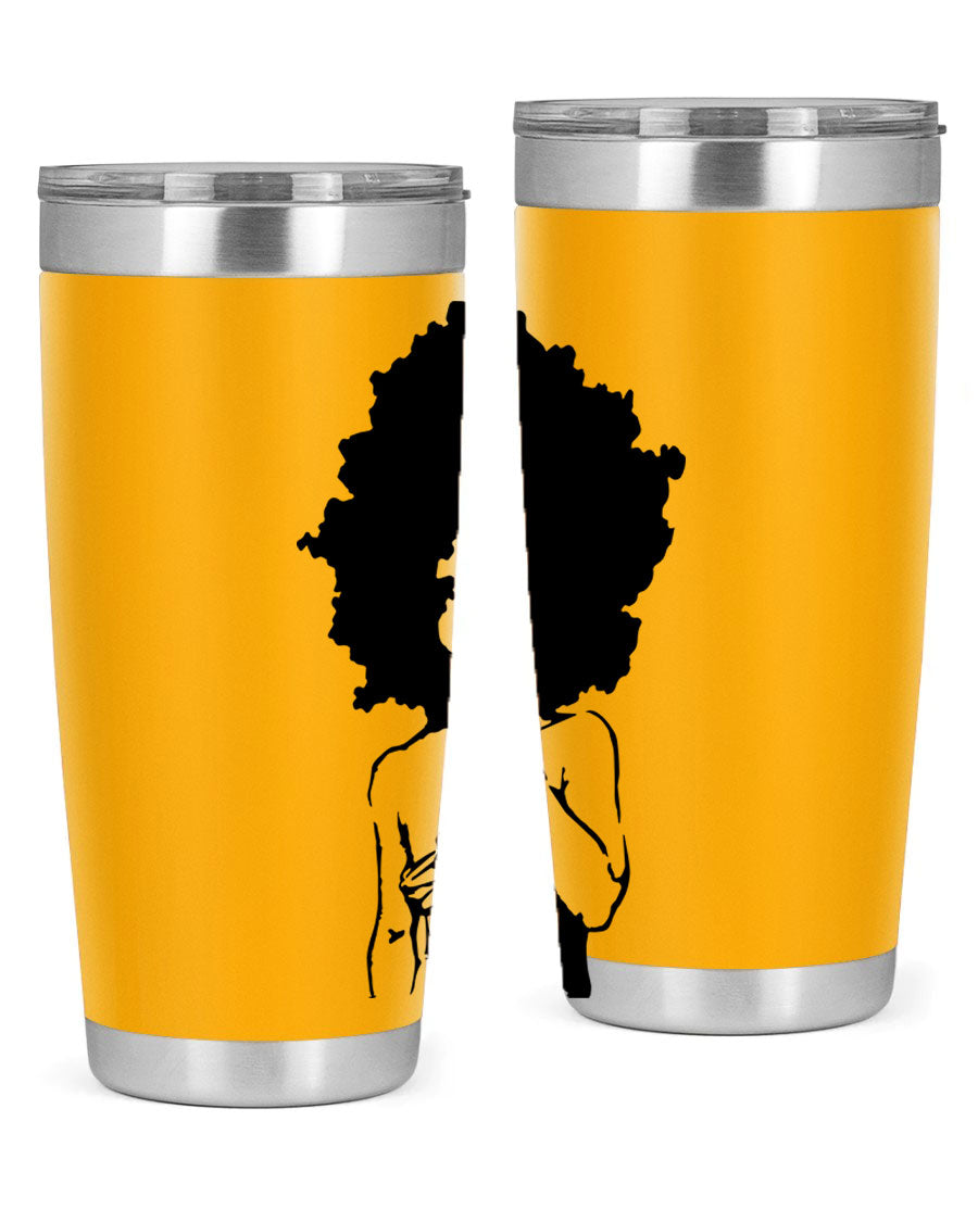 Black Women - Queen 28# Tumbler, double wall vacuum stainless steel with a stylish design celebrating black women.