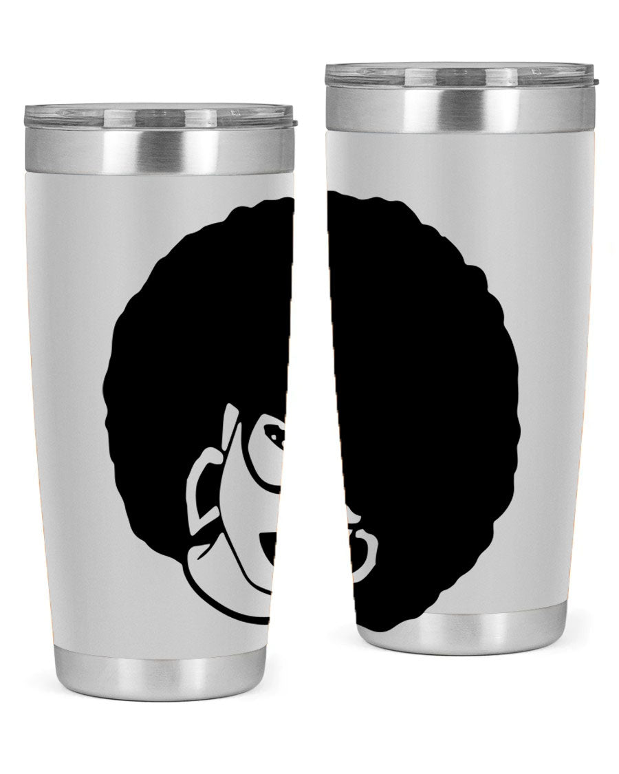 Black Women - Queen 48# Tumbler showcasing a stylish design with double wall vacuum stainless steel construction.