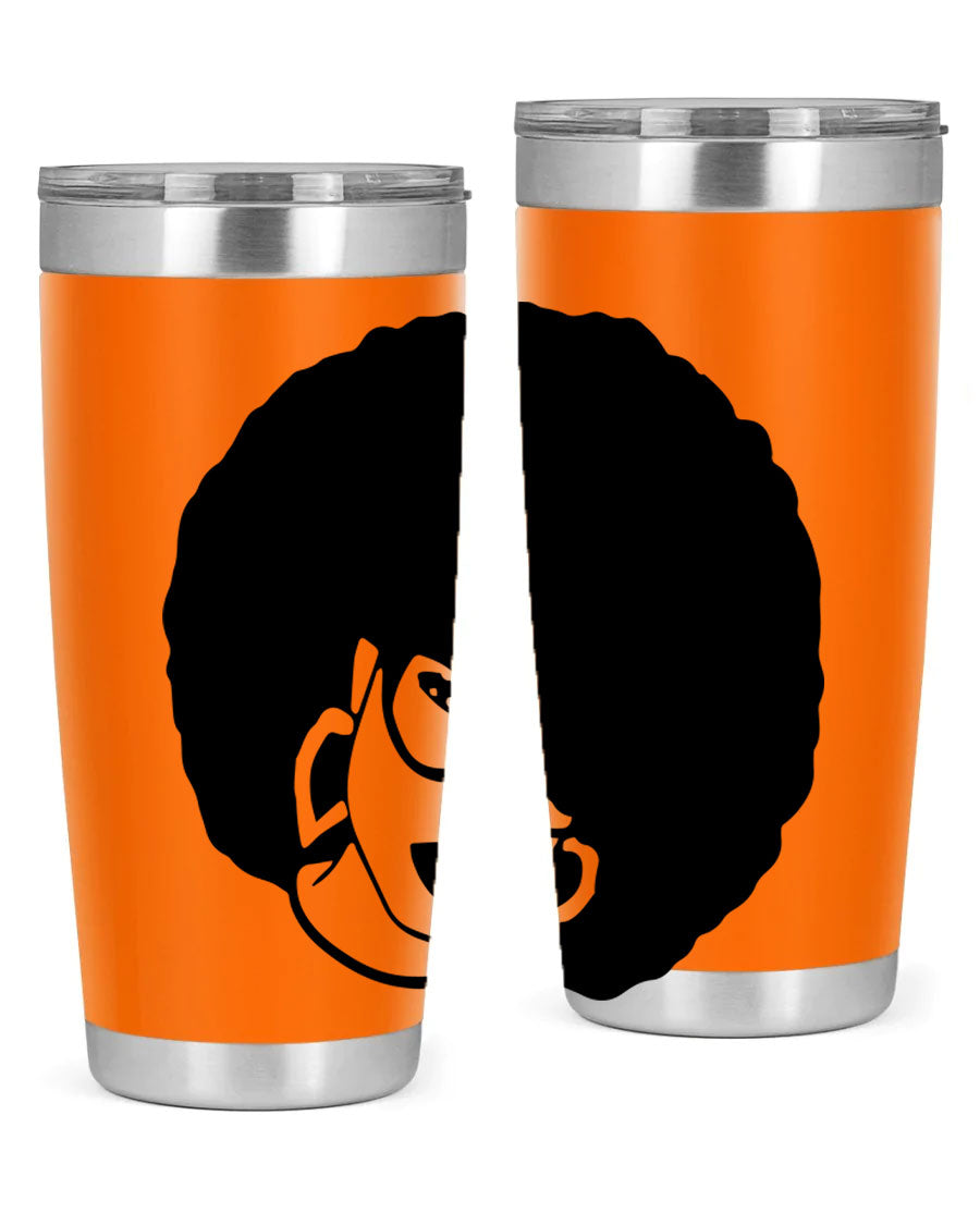 Black Women - Queen 48# Tumbler showcasing a stylish design with double wall vacuum stainless steel construction.