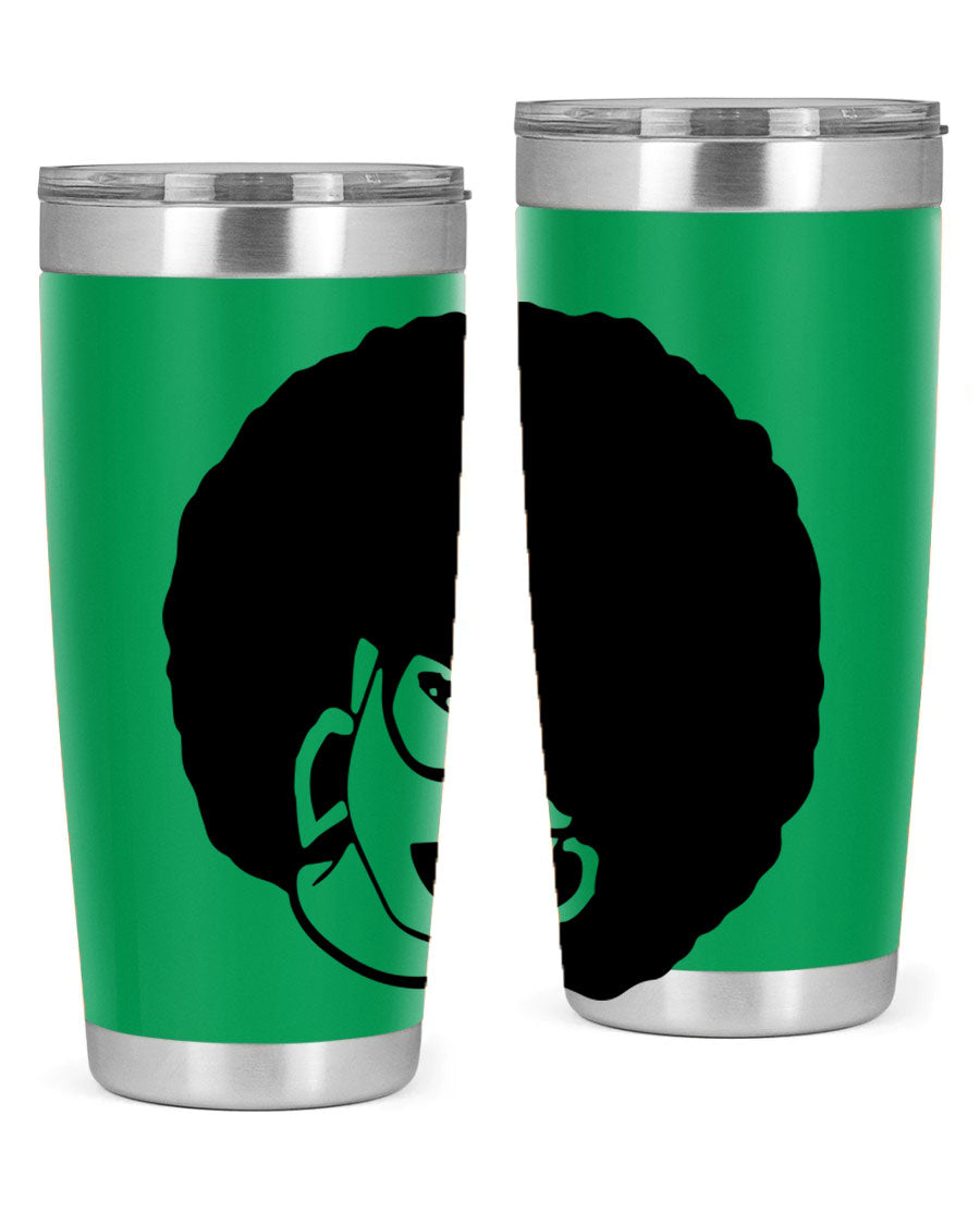 Black Women - Queen 48# Tumbler showcasing a stylish design with double wall vacuum stainless steel construction.