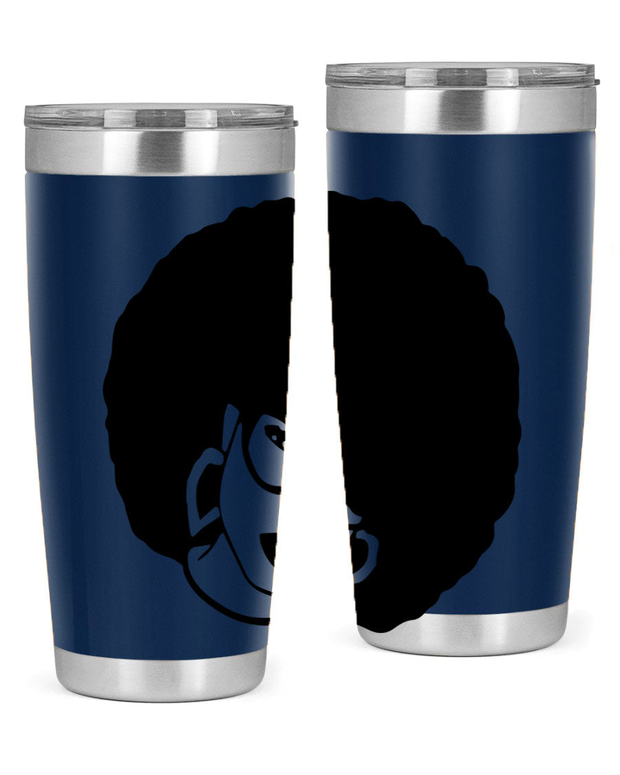 Black Women - Queen 48# Tumbler showcasing a stylish design with double wall vacuum stainless steel construction.