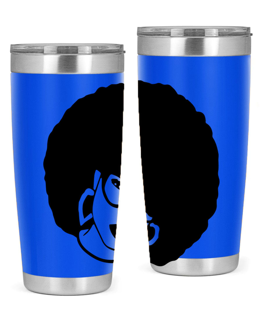 Black Women - Queen 48# Tumbler showcasing a stylish design with double wall vacuum stainless steel construction.