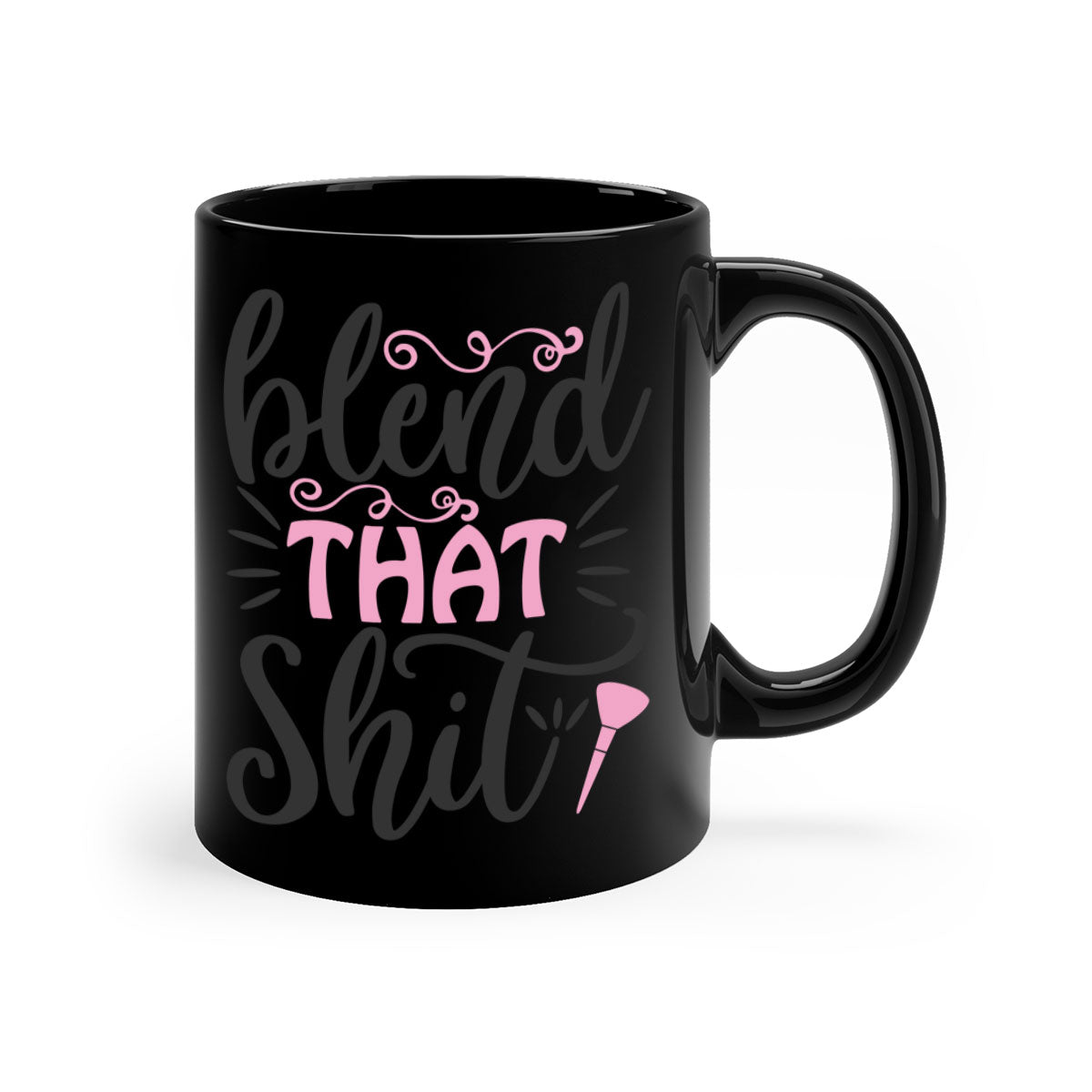 Blend that shit Style 161# Mug with colorful handle and glossy finish, available in multiple colors and sizes.