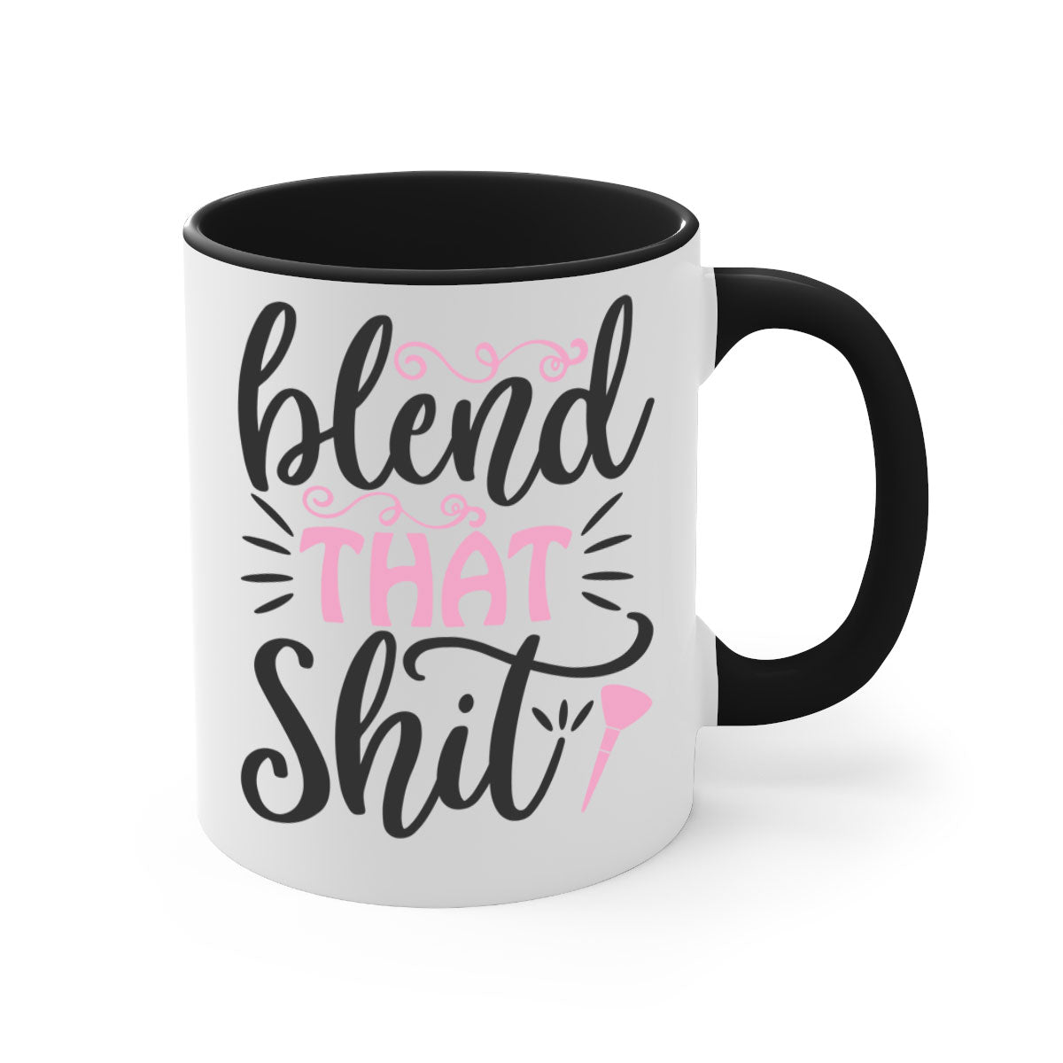 Blend that shit Style 161# Mug with colorful handle and glossy finish, available in multiple colors and sizes.