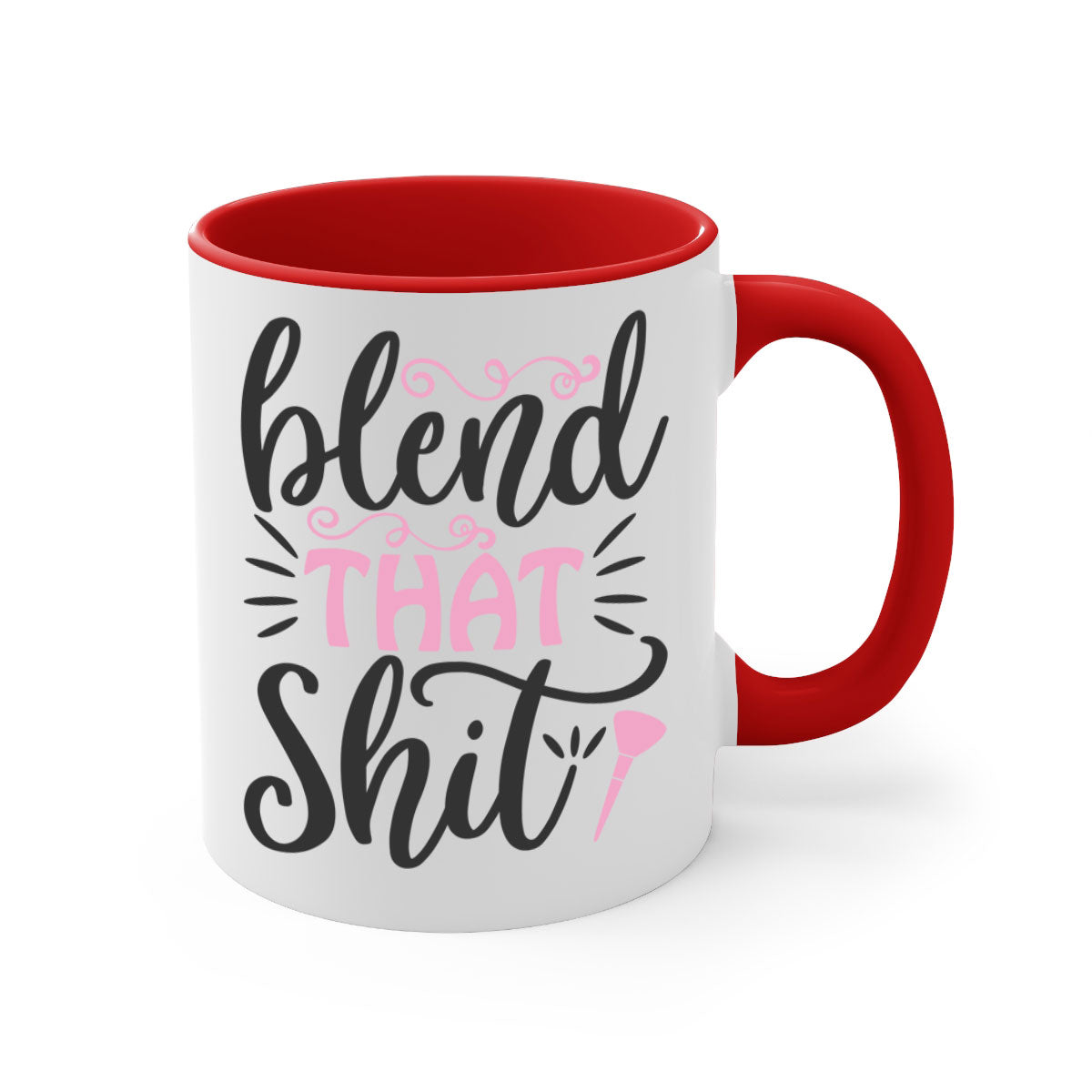 Blend that shit Style 161# Mug with colorful handle and glossy finish, available in multiple colors and sizes.