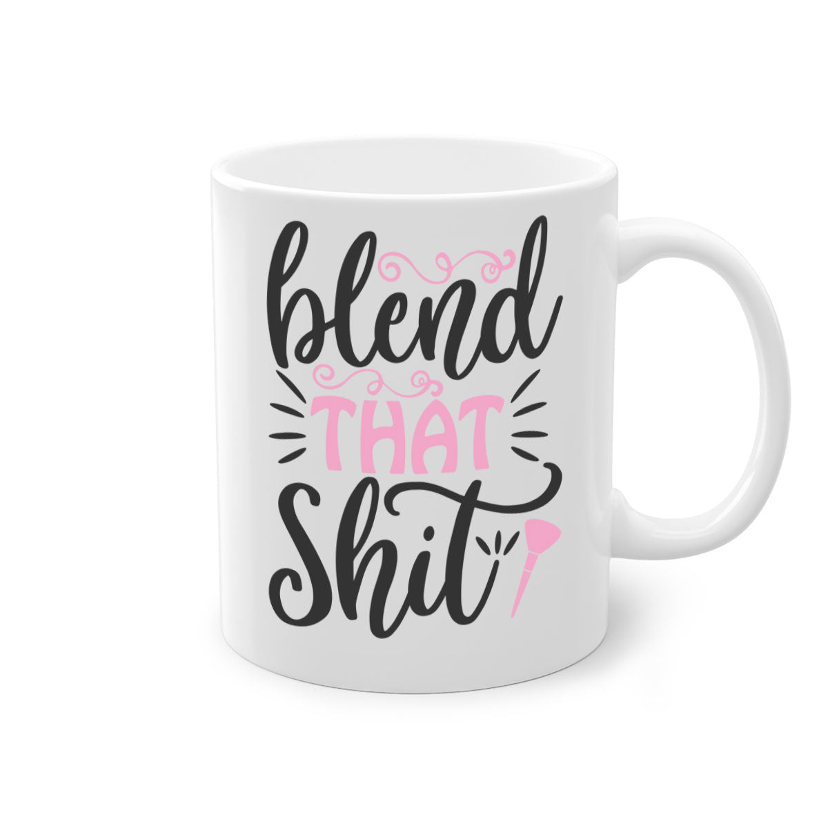 Blend that shit Style 161# Mug with colorful handle and glossy finish, available in multiple colors and sizes.