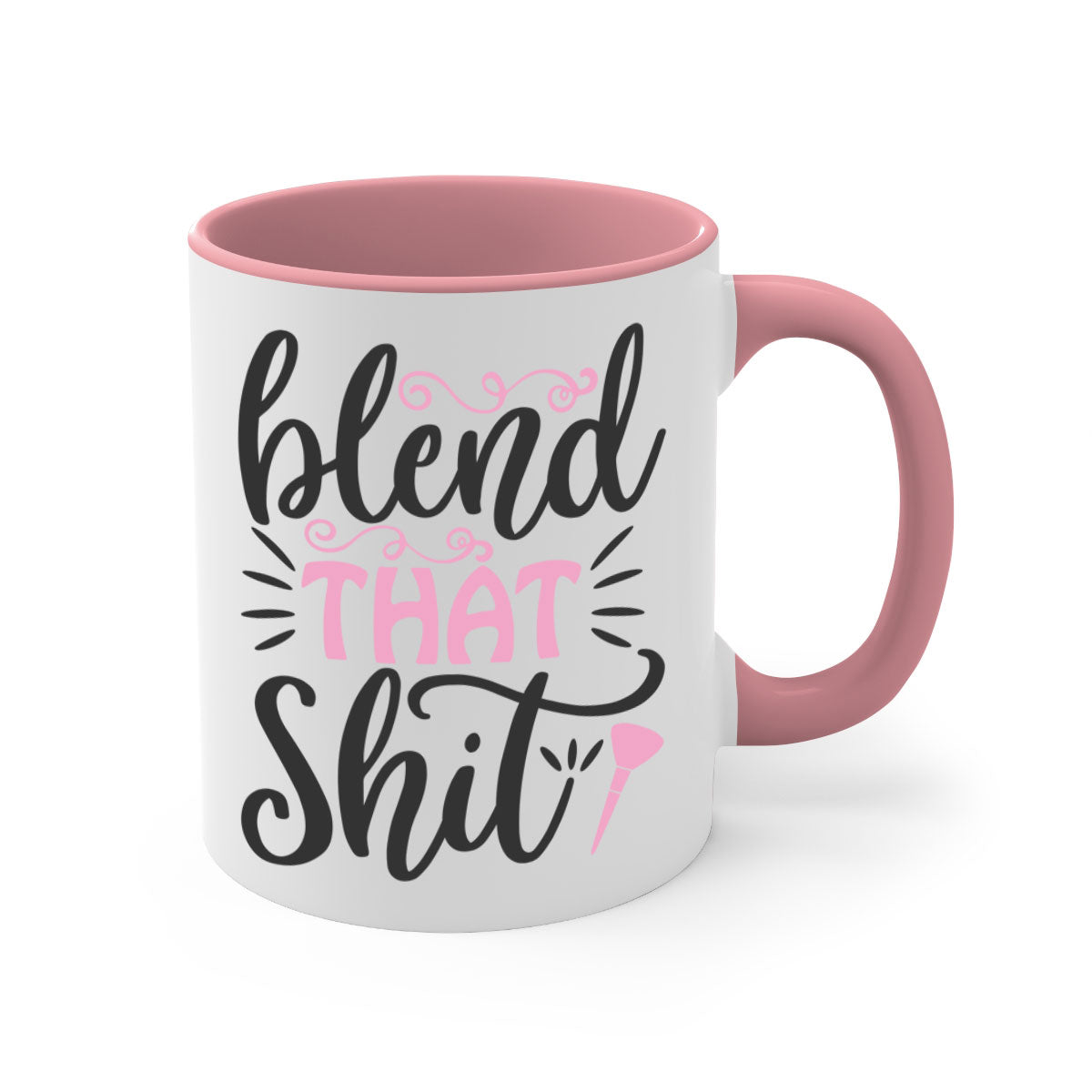 Blend that shit Style 161# Mug with colorful handle and glossy finish, available in multiple colors and sizes.