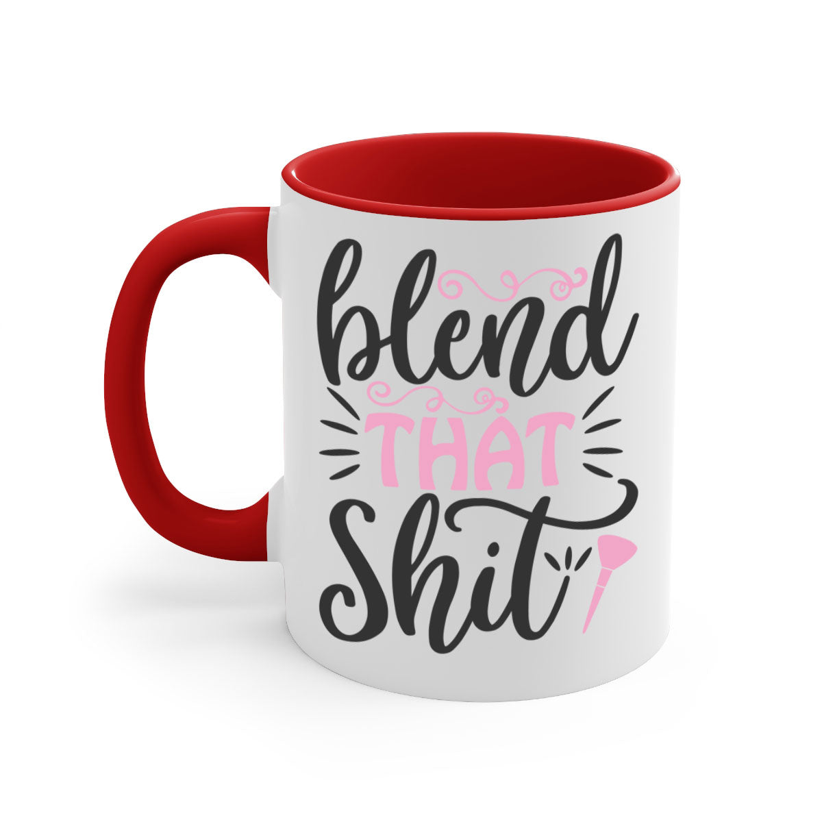 Blend that shit Style 161# Mug with colorful handle and glossy finish, available in multiple colors and sizes.