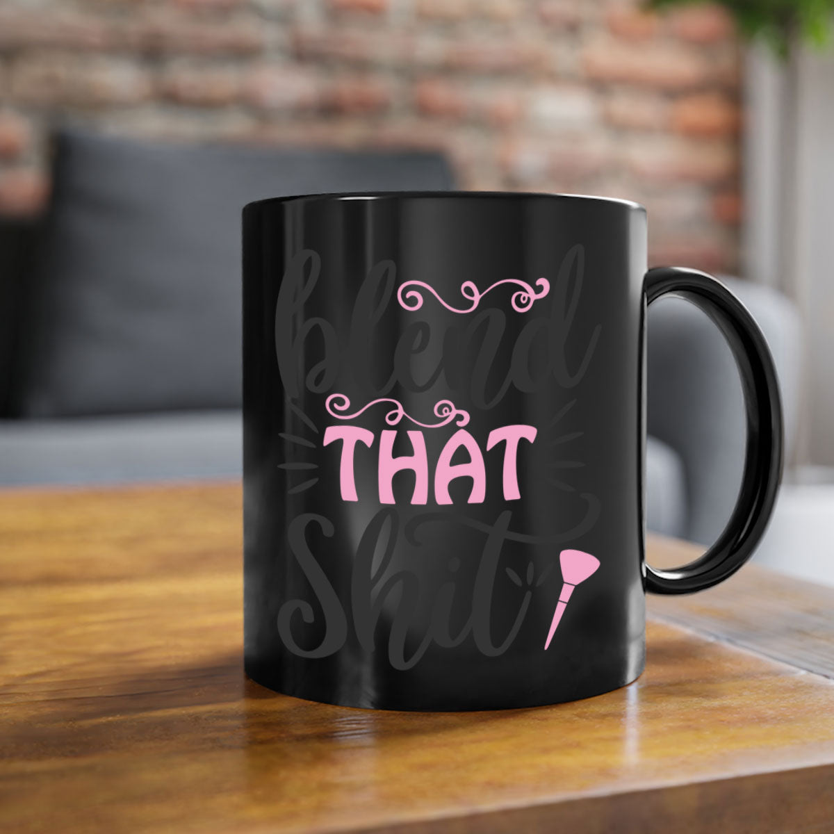 Blend that shit Style 161# Mug with colorful handle and glossy finish, available in multiple colors and sizes.