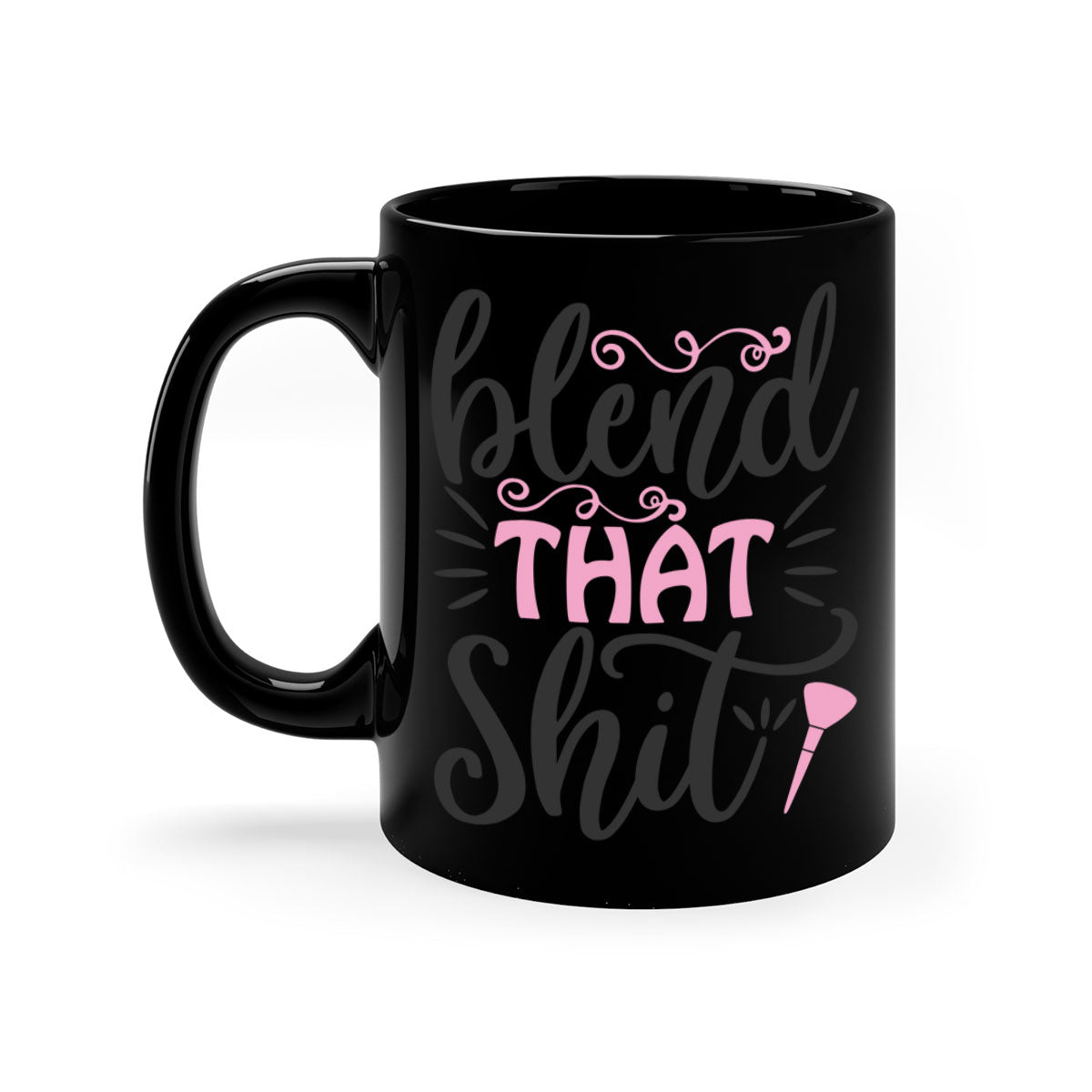 Blend that shit Style 161# Mug with colorful handle and glossy finish, available in multiple colors and sizes.